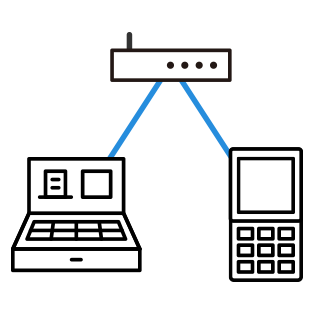 Wired LAN connection