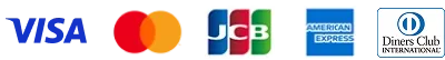 VISA, master card, JCB, american express, diners club international